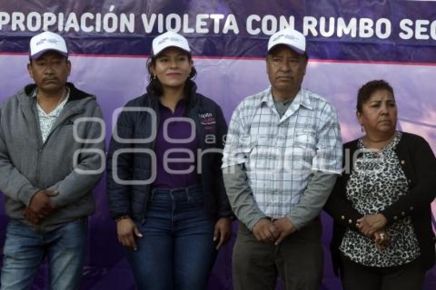 SAN ANDRÉS CHOLULA . APROPIACIÓN VIOLETA