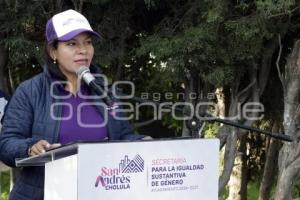 SAN ANDRÉS CHOLULA . APROPIACIÓN VIOLETA