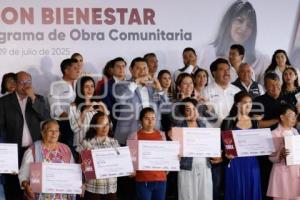GOBIERNO ESTATAL . APOYOS OBRA COMUNITARIA