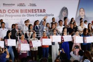 GOBIERNO ESTATAL . APOYOS OBRA COMUNITARIA