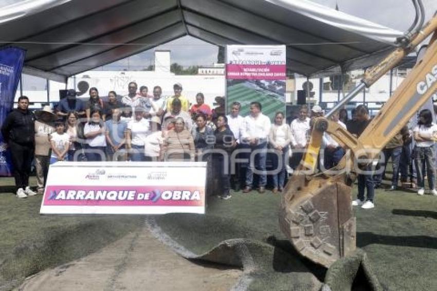 SAN ANDRÉS CHOLULA . REHABILITACIÓN DEPORTIVO ZAPATA