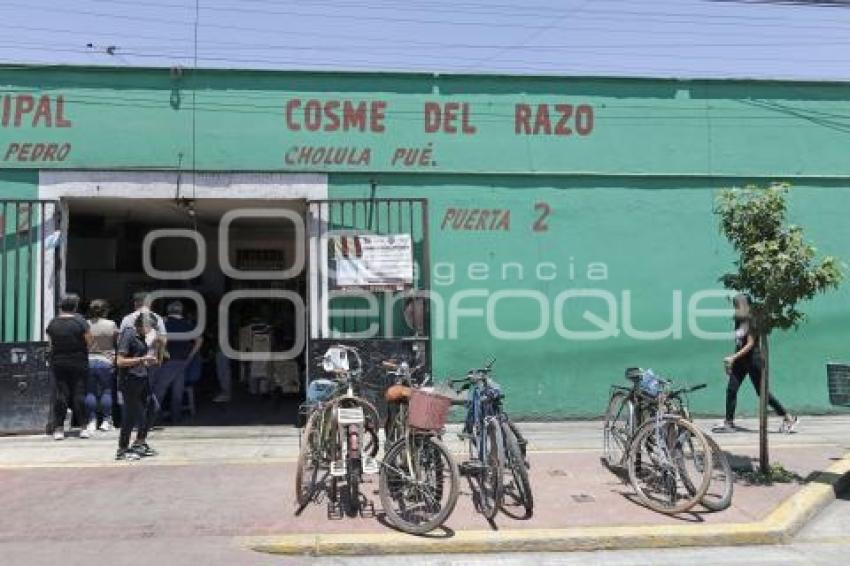 SAN PEDRO CHOLULA . MERCADO COSME DEL RAZO
