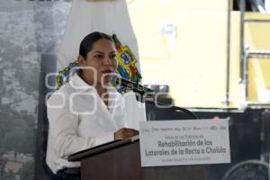 GOBIERNO ESTATAL . REHABILITACION LATERALES RECTA 