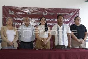 SAN PEDRO CHOLULA . BECAS UNIVERSITARIAS 