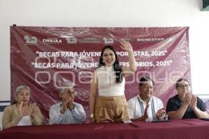 SAN PEDRO CHOLULA . BECAS UNIVERSITARIAS 