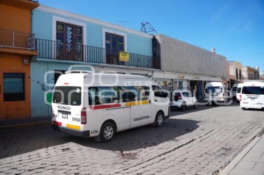 TLAXCALA . HUNDIMIENTO DE ADOQUÍN