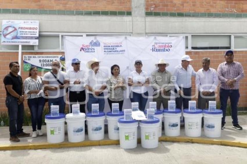 SAN ANDRÉS CHOLULA. DESAZOLVE DE ZANJAS