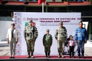 TLAXCALA . SOLDADO HONORARIO