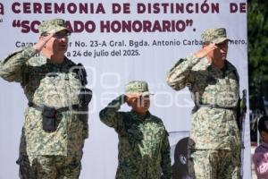 TLAXCALA . SOLDADO HONORARIO