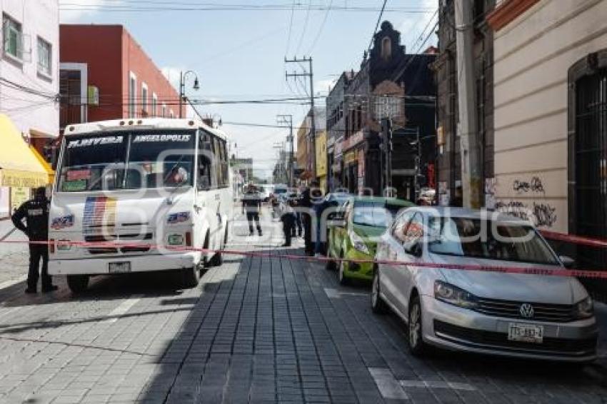 ATROPELLADO . TRANSPORTE PÚBLICO