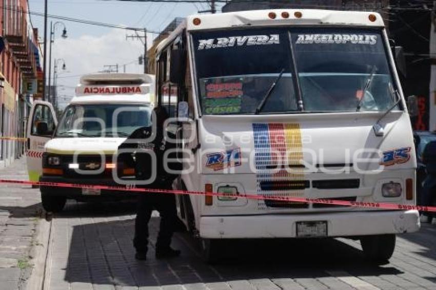 ATROPELLADO . TRANSPORTE PÚBLICO