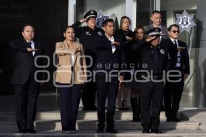 SAN ANDRÉS CHOLULA . ENTREGA COMPLEJO DE SEGURIDAD