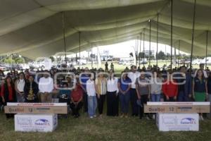 SAN ANDRÉS CHOLULA . ENTREGA CALENTADORES SOLARES