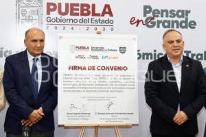 SECRETARÍA DE DESARROLLO ECONÓMICO . FIRMA DE CONVENIO
