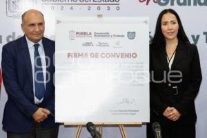 SECRETARÍA DE DESARROLLO ECONÓMICO . FIRMA DE CONVENIO