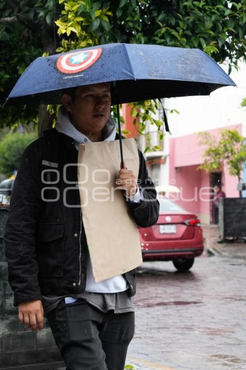 TLAXCALA . LLUVIA