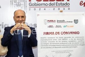SECRETARÍA DE DESARROLLO ECONÓMICO . FIRMA DE CONVENIO