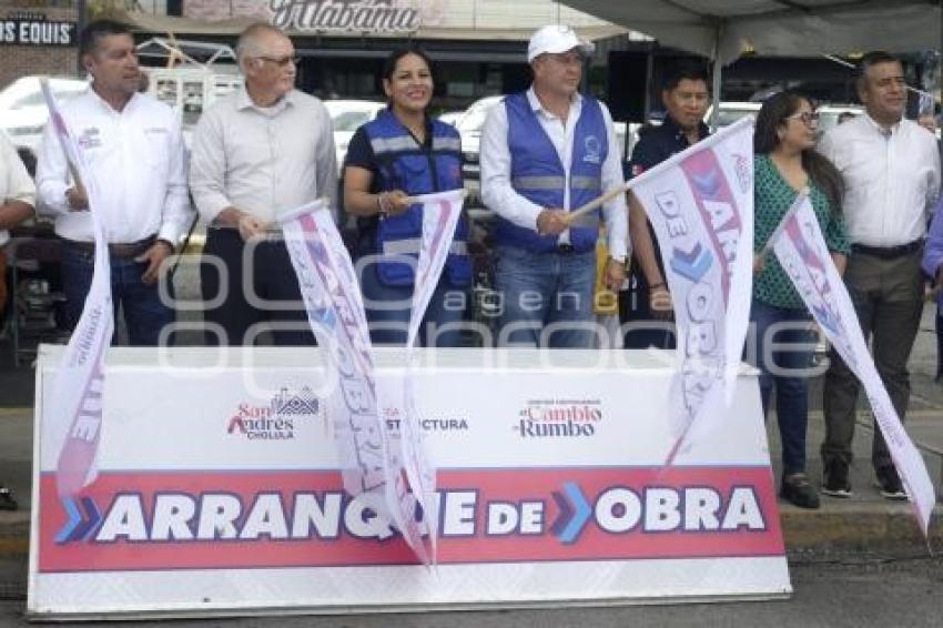 SAN ANDRÉS CHOLULA . REHABILITACIÓN AVENIDA ORIÓN