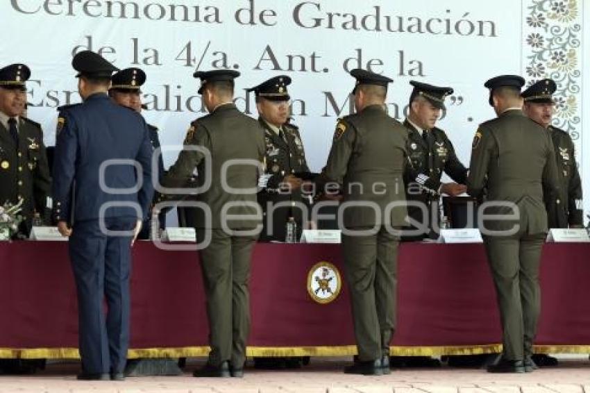 XXV ZONA MILITAR . GRADUACIÓN ESPECIALIDAD MANDO
