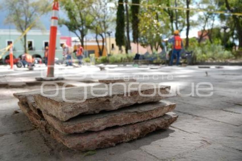 TLAXCALA . REHABILITACIÓN PLAZA CONSTITUCIÓN