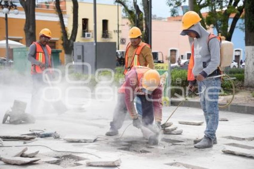 TLAXCALA . REHABILITACIÓN PLAZA CONSTITUCIÓN