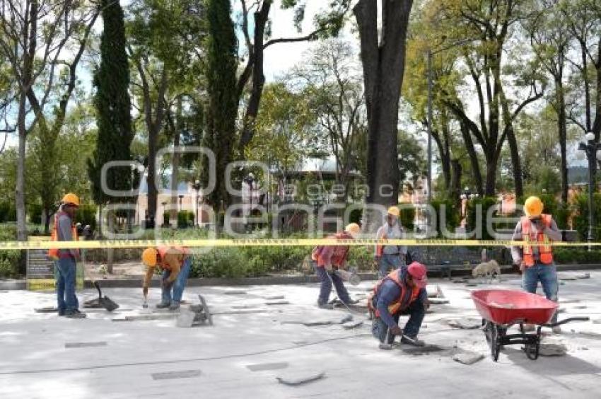 TLAXCALA . REHABILITACIÓN PLAZA CONSTITUCIÓN