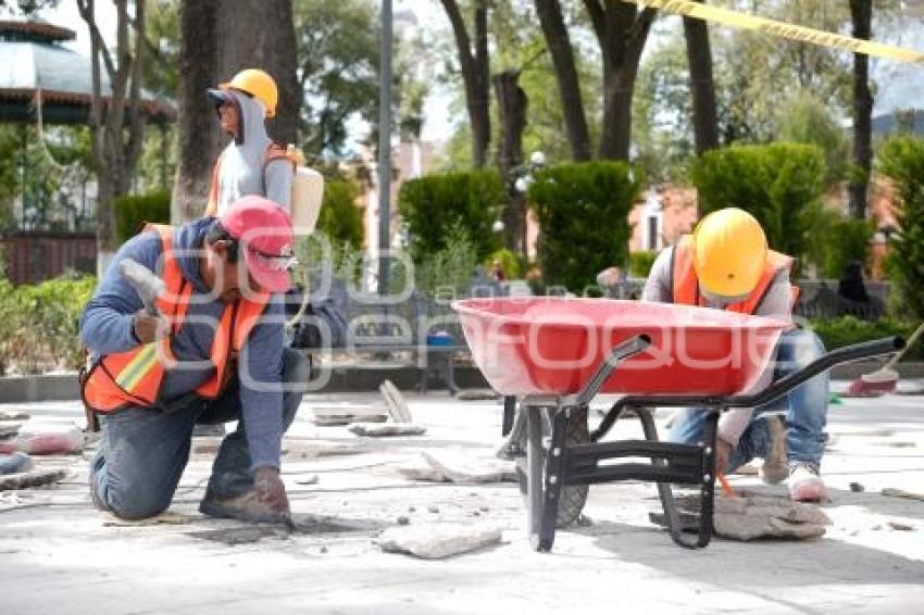 TLAXCALA . REHABILITACIÓN PLAZA CONSTITUCIÓN