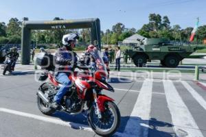 EJÉRCITO . RODADA MOTOCICLISTA