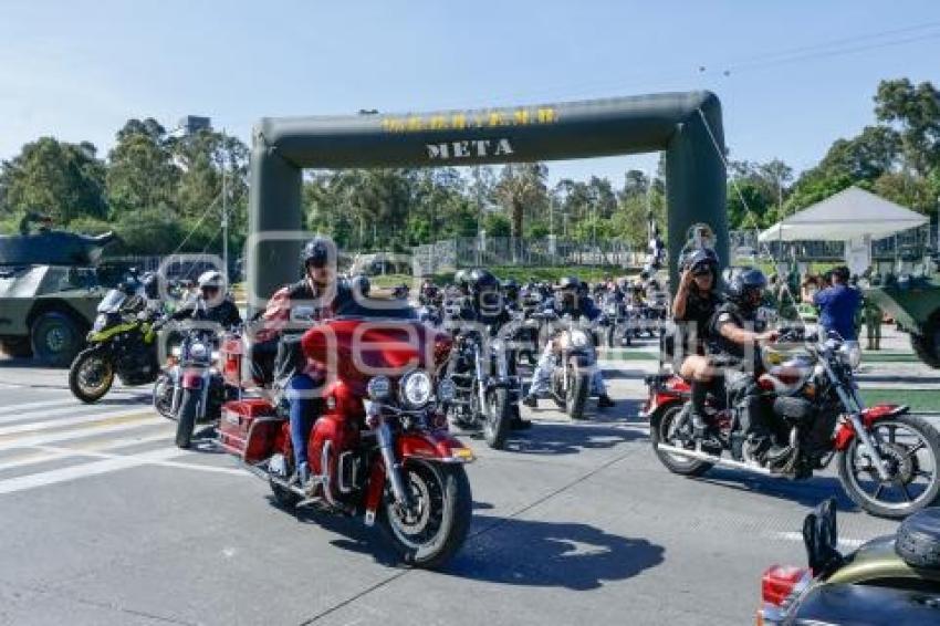 EJÉRCITO . RODADA MOTOCICLISTA