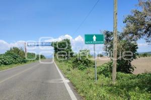 TOCHIMILCO . SUPERVISIÓN RUTAS DE EVACUACIÓN