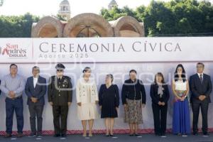 SAN ANDRÉS CHOLULA . CEREMONIA CÍVICA