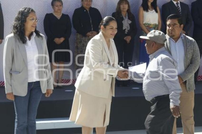 SAN ANDRÉS CHOLULA . CEREMONIA CÍVICA