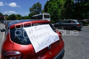 MANIFESTACIÓN . CONDUCTORES DE PLATAFORMA