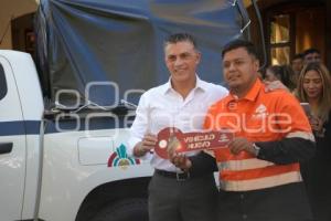TLAXCALA . ENTREGA DE PATRULLAS