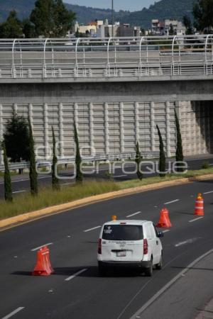 TLAXCALA . CONSTRUCCIÓN DE VIADUCTO