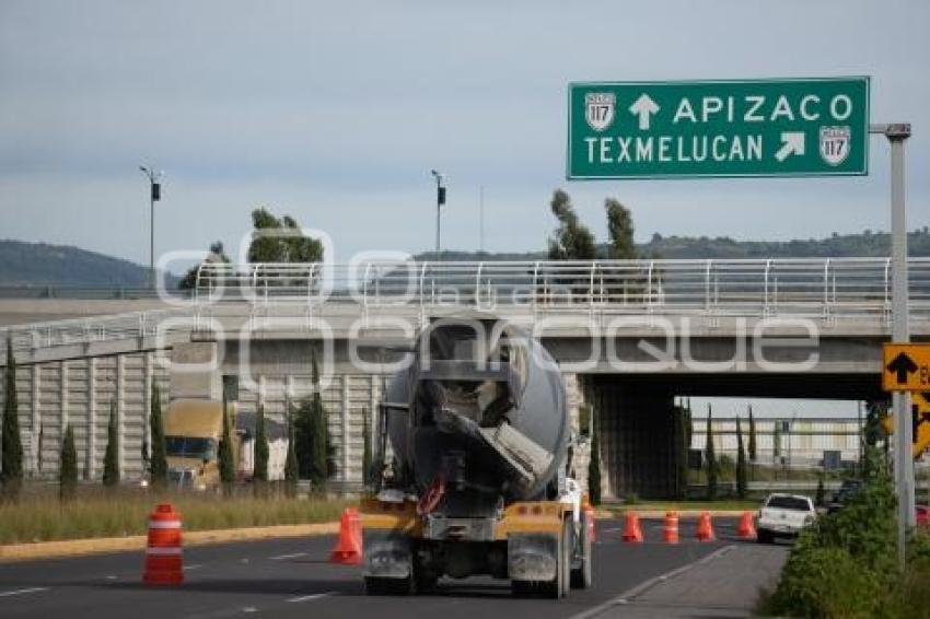 TLAXCALA . CONSTRUCCIÓN DE VIADUCTO