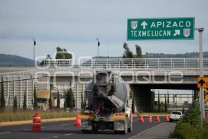 TLAXCALA . CONSTRUCCIÓN DE VIADUCTO