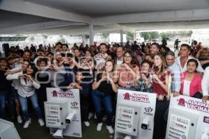 GOBIERNO ESTATAL . ENTREGA ALARMAS VECINALES