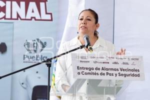 GOBIERNO ESTATAL . ENTREGA ALARMAS VECINALES