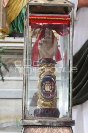 ATLIXCO . RELIQUIA SAN JUDAS TADEO