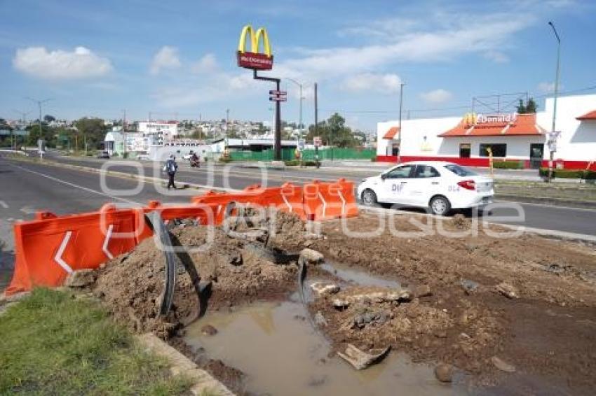 TLAXCALA . CONSTRUCCIÓN DE VIADUCTO