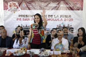 SAN PEDRO CHOLULA . PRESENTACIÓN FERIA 2025