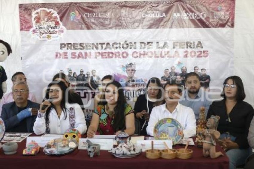 SAN PEDRO CHOLULA . PRESENTACIÓN FERIA 2025