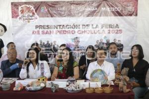 SAN PEDRO CHOLULA . PRESENTACIÓN FERIA 2025