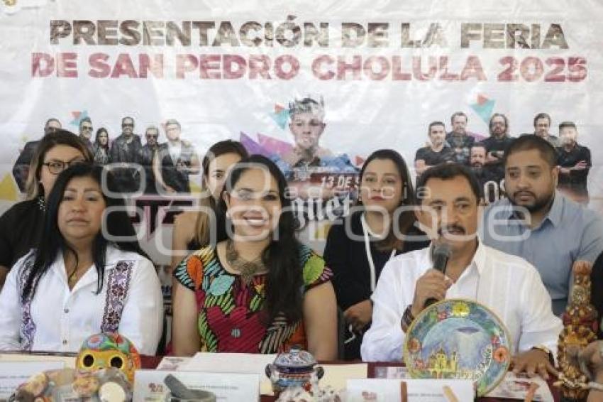 SAN PEDRO CHOLULA . PRESENTACIÓN FERIA 2025