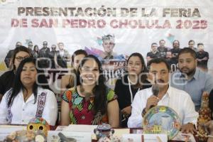SAN PEDRO CHOLULA . PRESENTACIÓN FERIA 2025