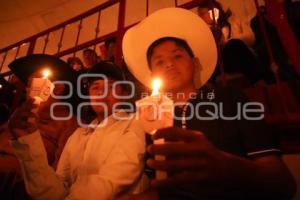 TLAXCALA . CORRIDA DE LAS LUCES