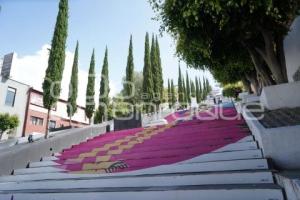 TLAXCALA . ESCALINATAS LOS HÉROES