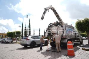 TLAXCALA . TRABAJOS DE DESAZOLVE
