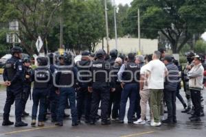 ESTACIONAMIENTO ESTADIO CUAUHTÉMOC . RIÑA